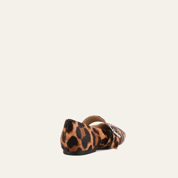 Jo Mercer Sarah Casual Flats Ocelot Leather ( leopard print ) - Picture 5 of 12